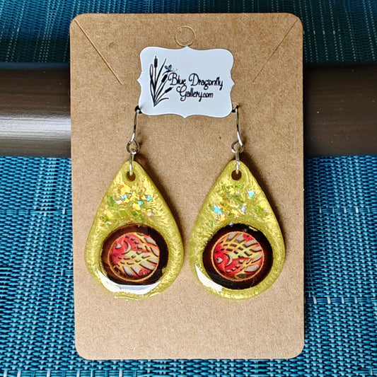 Teardrop Shaped Earrings