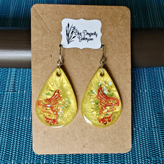 Teardrop Shaped Earrings