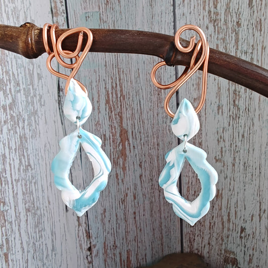 Handmade polymer earrings