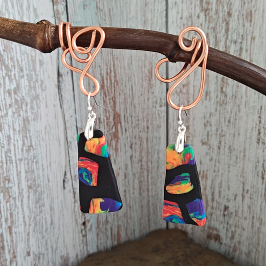 Handmade polymer earrings