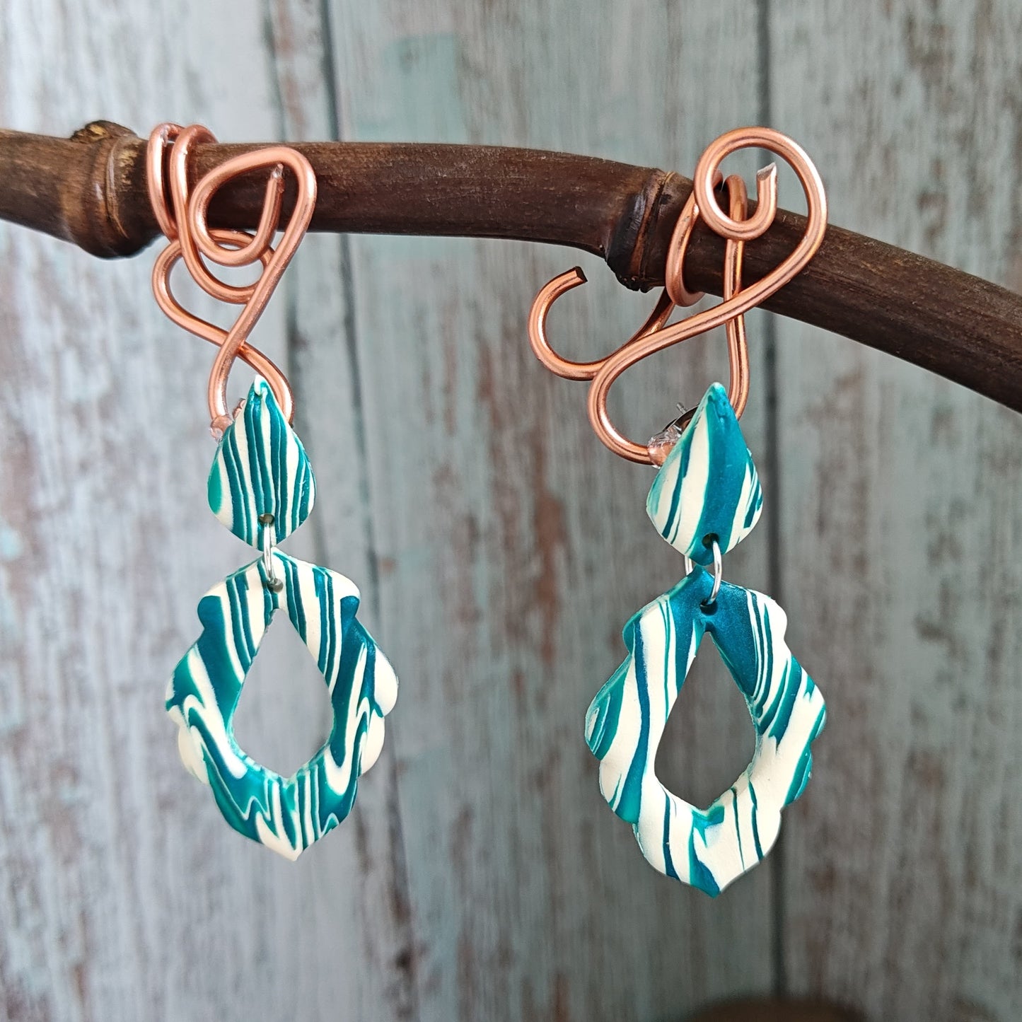 Handmade polymer earrings