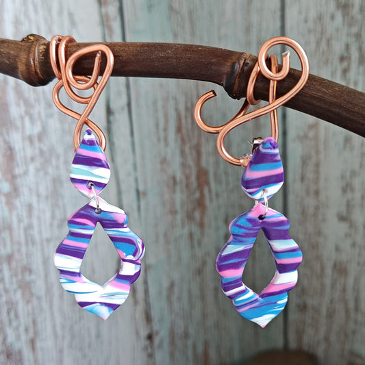 Handmade polymer earrings