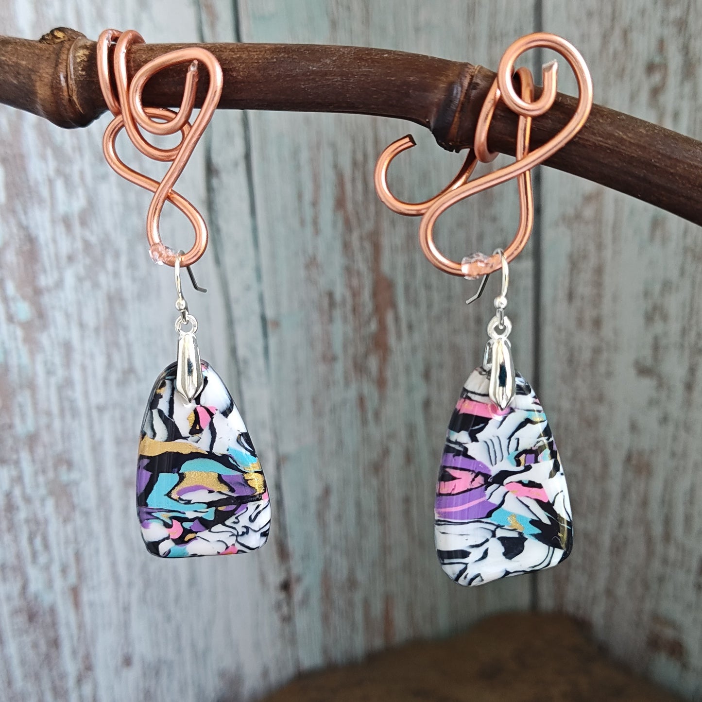 Handmade polymer earrings