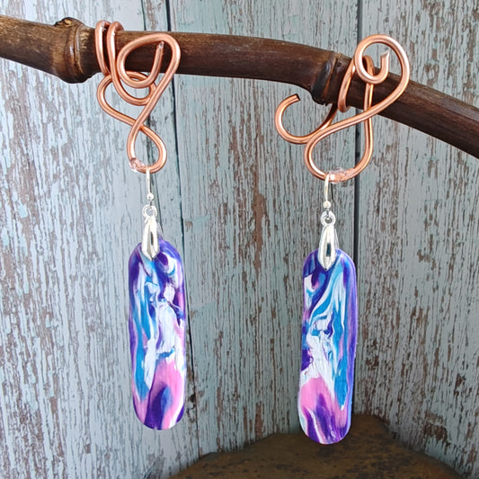 Handmade polymer earrings