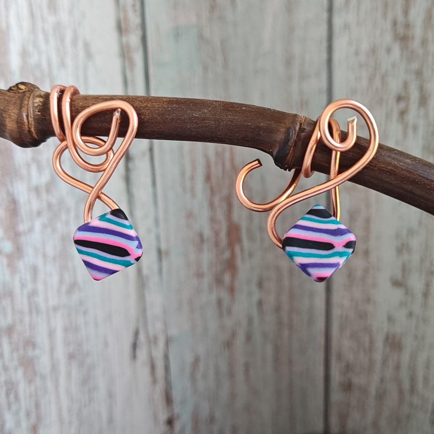 Handmade polymer earrings