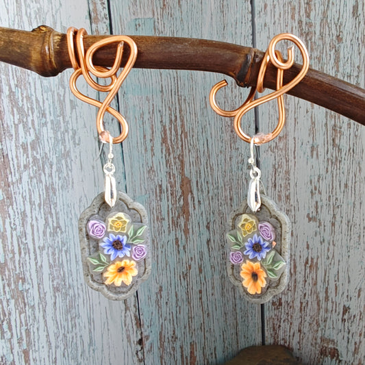 Handmade polymer earrings