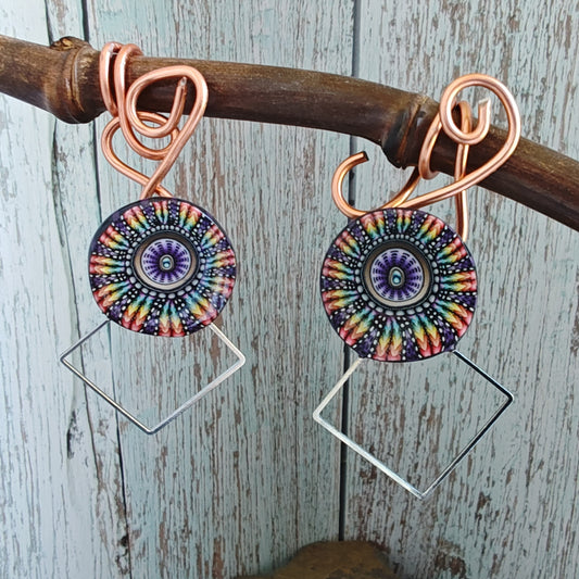 Handmade polymer earrings